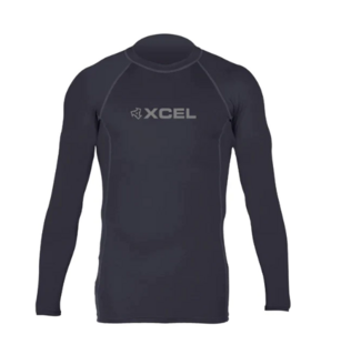 Xcel Premium Stretch L/S U.V Top - Black - Long sleeve