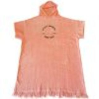 Sticky Johnson Hooded Towel Peach Palm Wave
