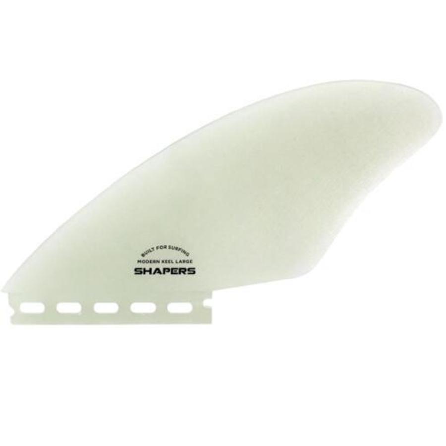 SHAPERS MODERN KEEL FINS CLEAR GLASS SINGLE TAB