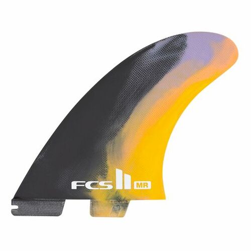 FCS II MR TWIN + STABILISER FIN  - Black-colour swirl