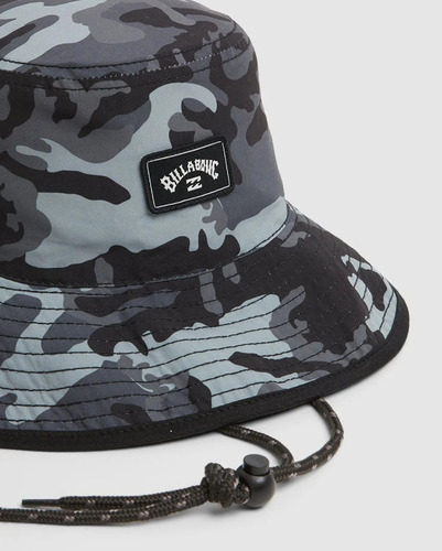 Billabong Reversible Hat in Black/grey/ camo