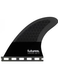 Futures QD2 Honeycomb Flat Quad Rear - Large Grey