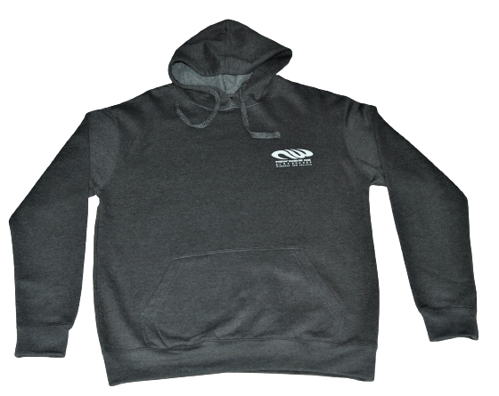 NEW WAVE HOODIE - Charcoal / white