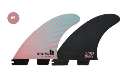 FCSII SKY BROWN PC FINS