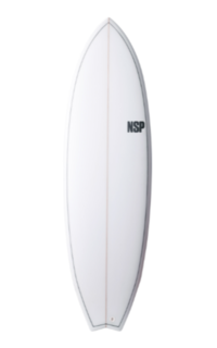 NSP PU KINGFISH - White 5'6