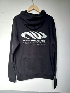 NEW WAVE HOODIE  Black/ silver