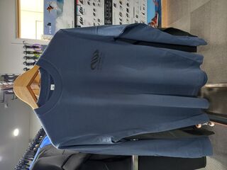 New Wave Long sleeved T - Petrol Blue