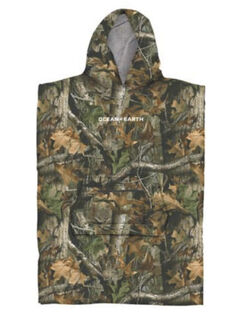 O & E YOUTH PONCHO CAMO