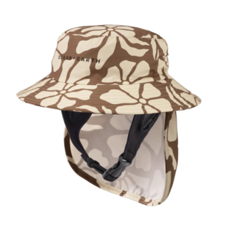 Adult O&E Bingin Lightweight Soft Peak Surf Hat - Chestnut Flower